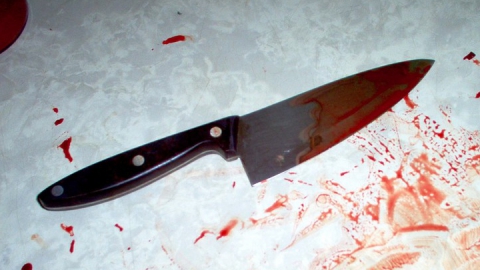 Потерявший мать мужчина бросился с ножом на полицейского