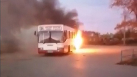 После трех пожаров в автобусах власти Энгельса решили напомнить о мерах безопасности