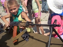 Дети из православного лагеря побывали в Таманской ракетной дивизии