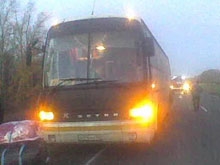 Рейсовый автобус "Москва-Саратов" попал в ДТП на трассе