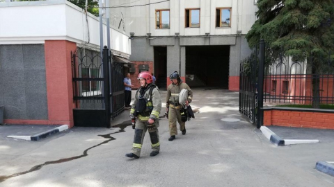 Пожар в здании областной прокуратуры оказался учебным