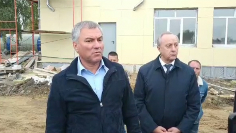 Володина возмутил срыв сроков строительства школы в Самойловке
