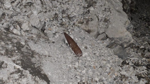 На берегу Волги нашли неразорвавшийся снаряд