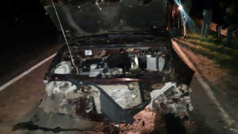 Саратовский автомобилист врезался в отбойник и скрылся с места аварии