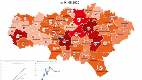 Оперштаб опубликовал карту распространения коронавируса по региону
