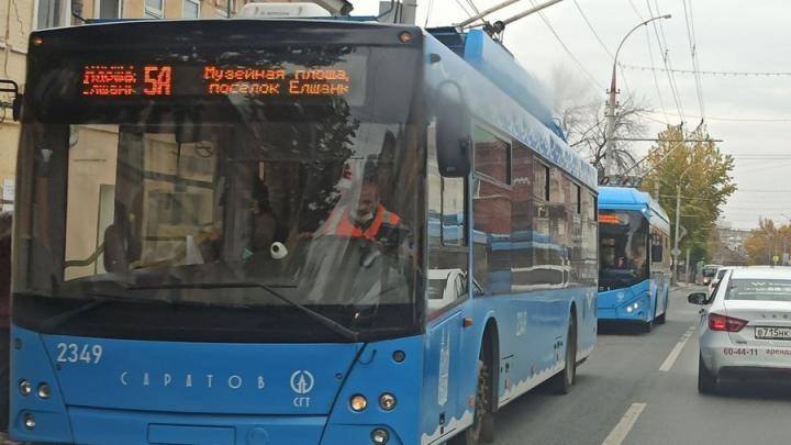 На Московской из-за обесточки встали троллейбусы