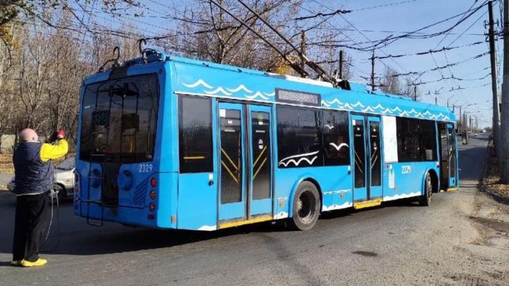 Из-за аварии в Энгельсе прервано движение 109 троллейбуса