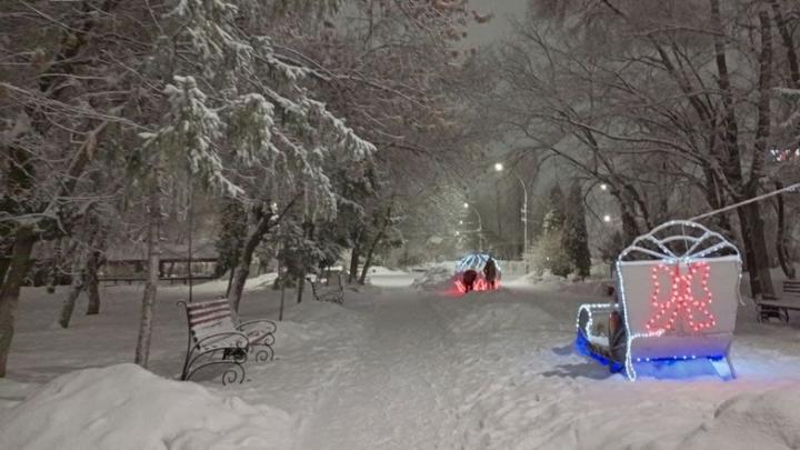 Снова снегопад обещают в выходные в Саратовской области 