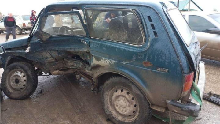 Автоледи попала в больницу после ДТП в Ивантеевке