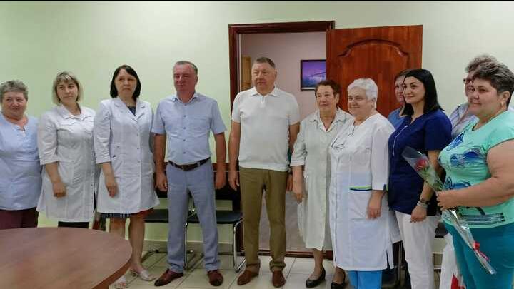 Александр Романов поздравил коллектив Балтайской районной больницы с днем медика 