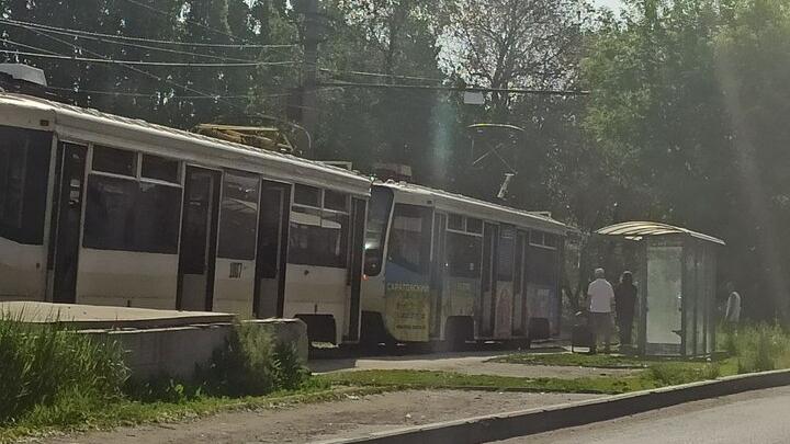 В Саратове из-за ДТП встали трамваи № 5