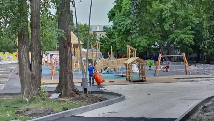 В саратовском горпарке на следующей неделе откроется обновленная детская площадка