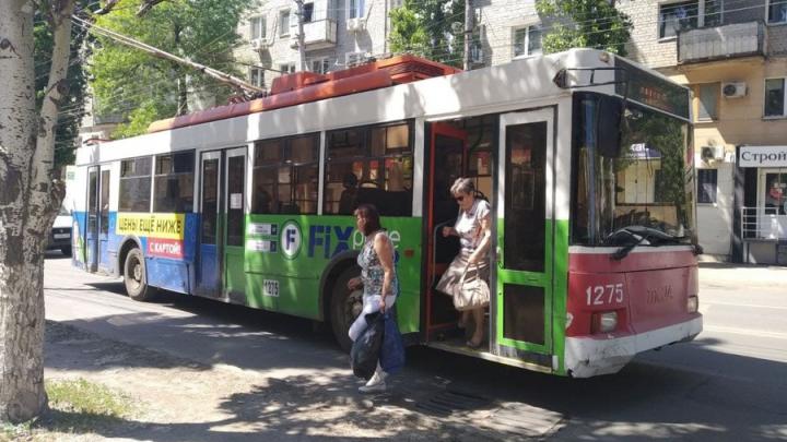 В Саратове движение троллейбуса №2 закрыли еще на три дня 