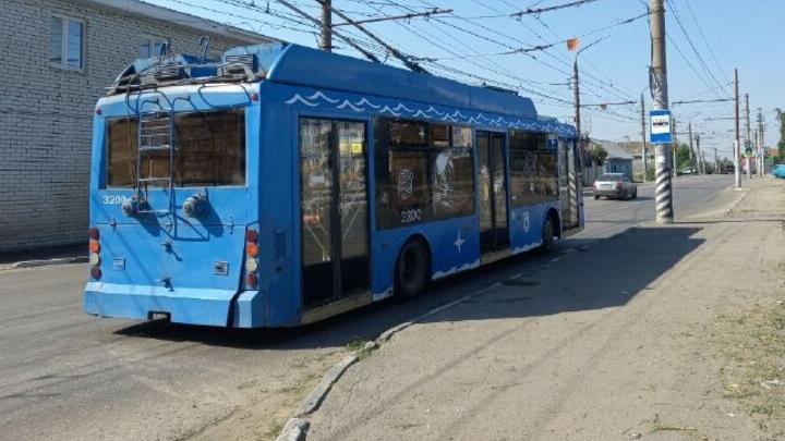 В Энгельсе прервалось движение троллейбуса №109