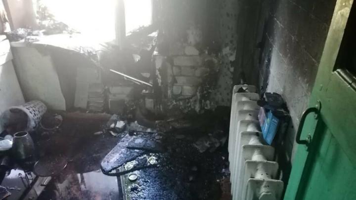 В Балакове сгорела кухня в пятиэтажке