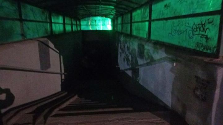 Освещения в подземном переходе в Заводском районе не будет до 1 ноября