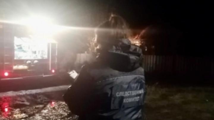 В Аткарском районе на пожаре погиб мужчина