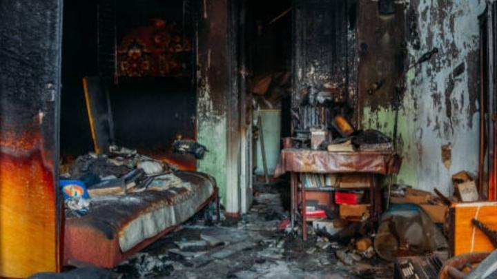 На пожаре в Романовском районе погиб мужчина