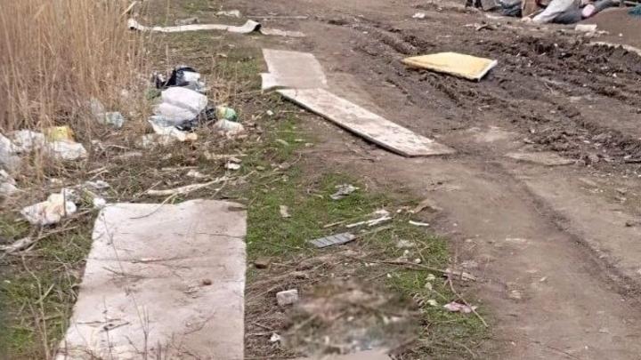 В энгельсском Летном городке дети ходят в садик по мусорным кучам