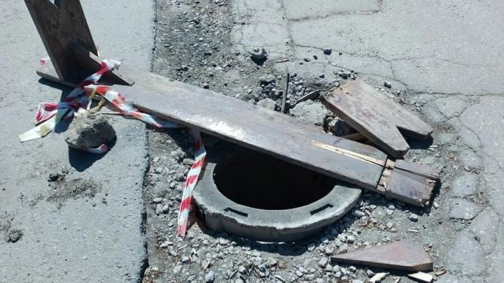 Разрушенный колодец угрожает безопасности жителей Волжского района Саратова