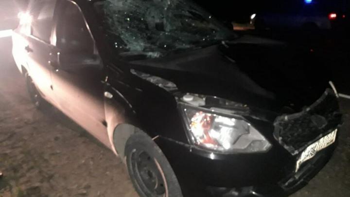 В темноте женщина на Datsun насмерть сбила пешехода в Вольском районе