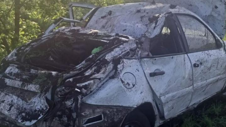 В Турковском районе разбился водитель 