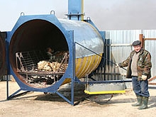 В Романовском районе заработала установка для сжигания биоотходов