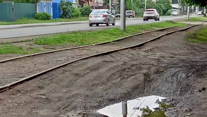 В Саратове оградят новые трамвайные пути и забетонируют межрельсовое пространство 