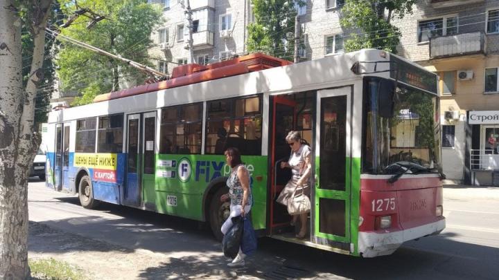 В Саратове остановят троллейбусы № 3