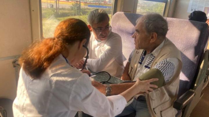 Акция «Электричка здоровья» прошла в пригородном поезде сообщением Анисовка – Тарханы  
