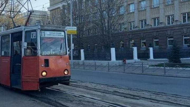 В Саратове остановилось движение трех трамвайных маршрутов