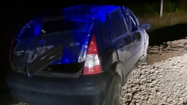 Ночью в Балтайском районе перевернулась иномарка: погиб пассажир