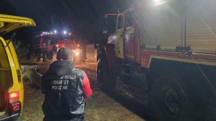На пожаре в Марсковском районе погибли двое мужчин