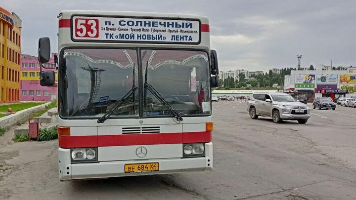 В Саратове меняется схема движения автобуса № 53