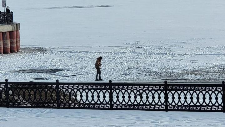 Жители Саратова игнорируют запреты выхода на лед