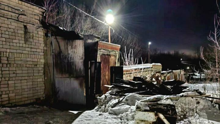 В поселке Жасминный после пожара в гараже обн6аружили погибшего