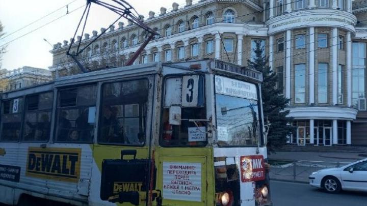 В Саратове остановились трамваи 3-го маршрута