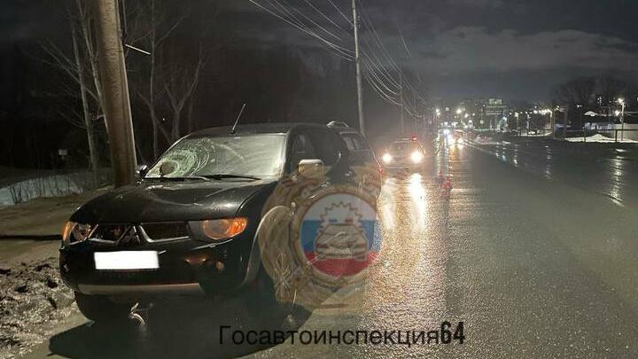 На Московском шоссе в Саратове иномарка сбила пешехода