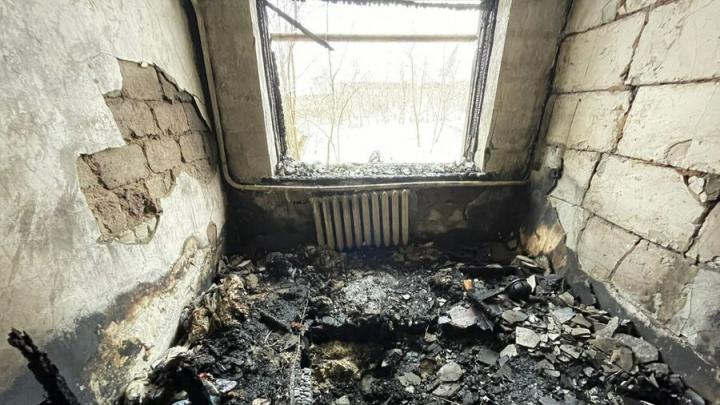 На пожаре в Балтайском районе погиб мужчина