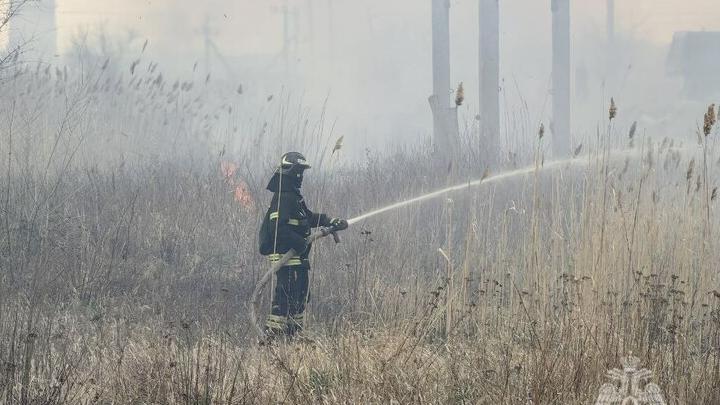 В Саратовской области зафиксировано около 200 возгораний камыша и мусора