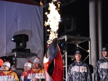 Александр Буренин получил благодарность за эстафету Олимпийского огня