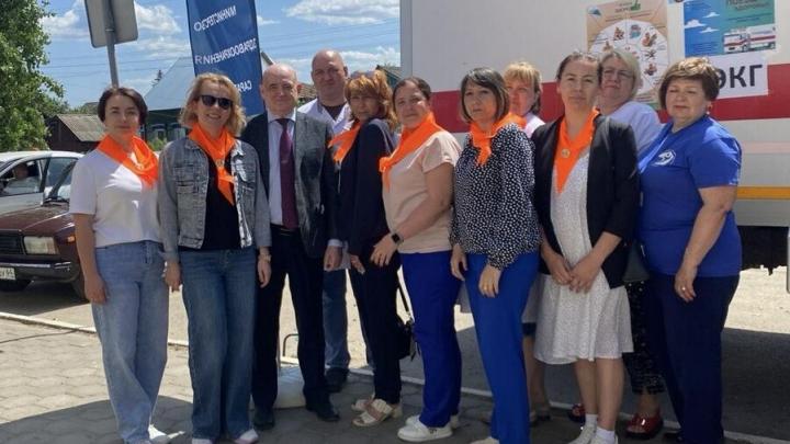 Аткарский район посетил «Поезд здоровья»