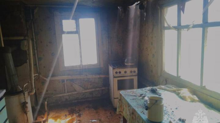 В Седовке пенсионер пострадал при пожаре из-за пригоревшей еды