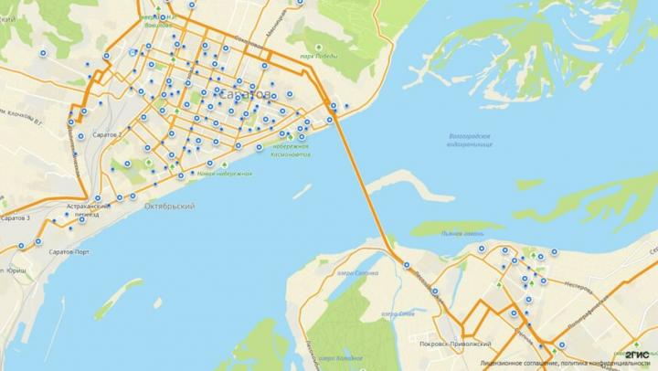 Саратовцы смогут посмотреть локации бесплатного Wi-Fi даже при отключенном интернете
