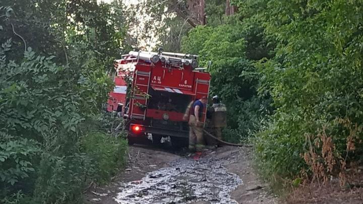 В Энгельсе потушили два пожара в домах