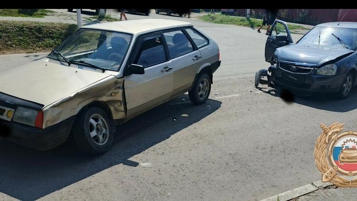 В Красноармейске пожилая пассажирка пострадала в ДТП с двумя 