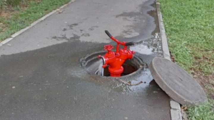 В Саратове полыхал автомобиль