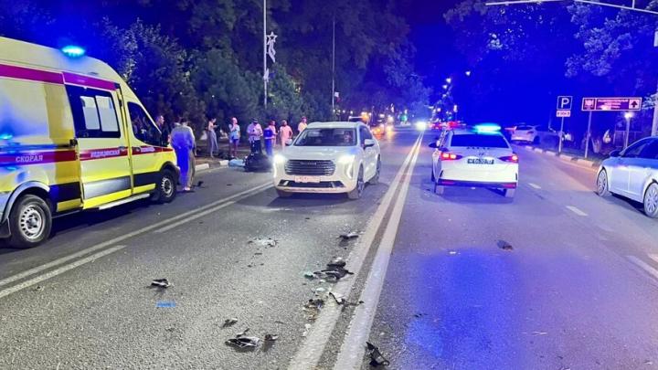 Саратовский мотоциклист погиб в Геленджике