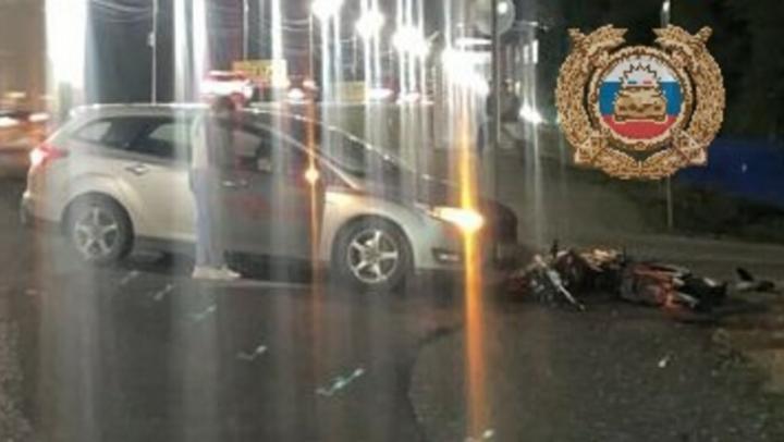 Юный мотоциклист госпитализирован после ДТП с Ford в Волжском районе