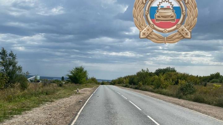 В Вольском районе водитель сбил женщину и скрылся